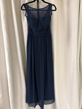 Bill Levkoff Navy Blue Bridesmaid dress size 8